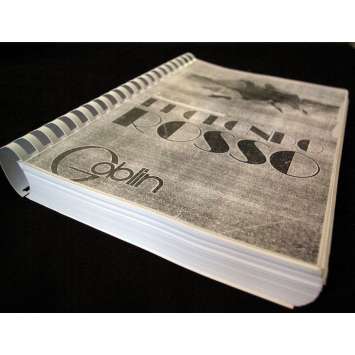 DEEP RED Movie Script, D. Argento - Profondo Rosso In ITALIAN, 1974 DEEP RED Movie Script, D. Argento - Profondo Rosso In ITALIAN, 1974