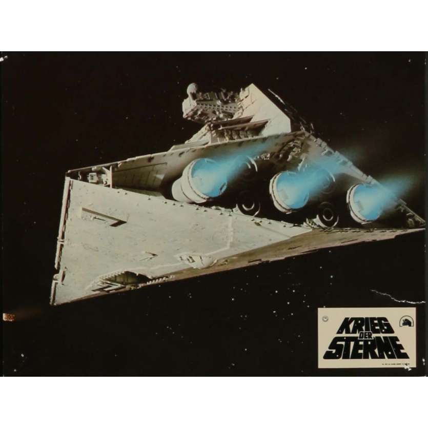 STAR WARS - A NEW HOPE Lobby Card N2 9x12 in.  - 1977 - George Lucas, Mark Hamill