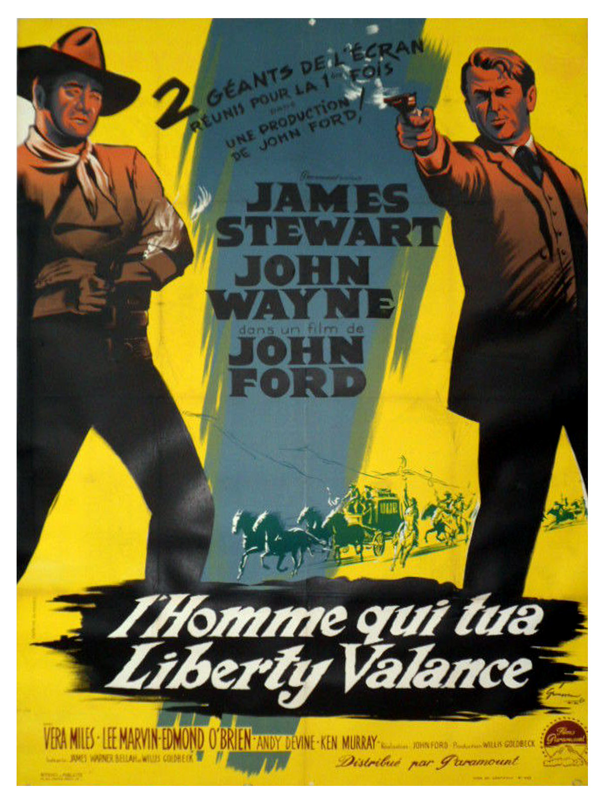 Votre top10 western The-man-who-shot-liberty-valance-linen-movie-poster-47x63-in-1962-john-wayne