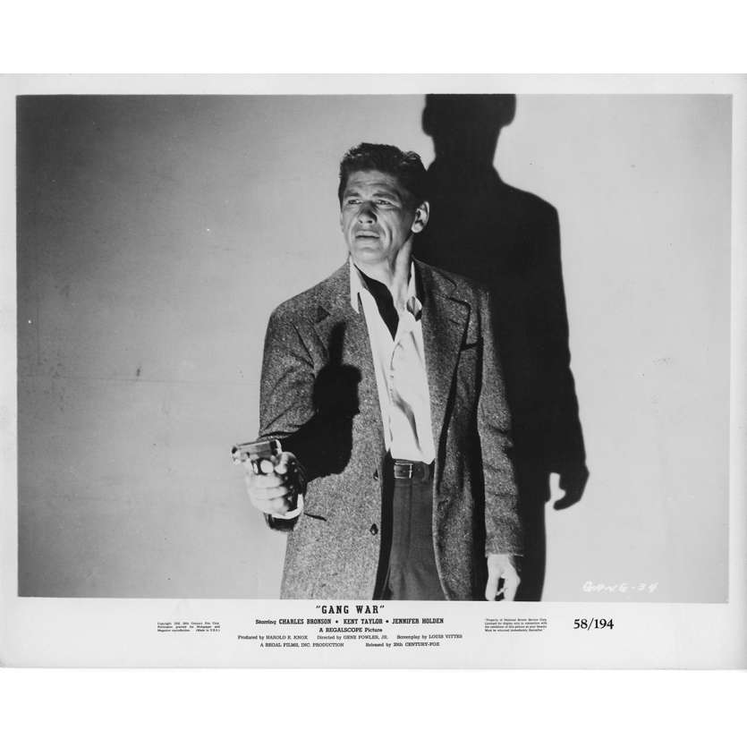 GANG WAR Movie Stills  8x10 in.  - 1958 - Gene Fowler Jr., Charles Bronson