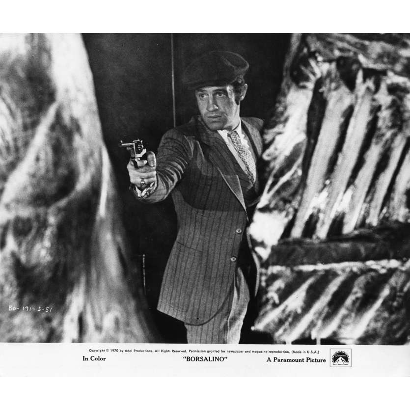 BORSALINO Movie Still N2 8x10 in.  - 1970 - Alain Delon, Jean-Paul Belmondo