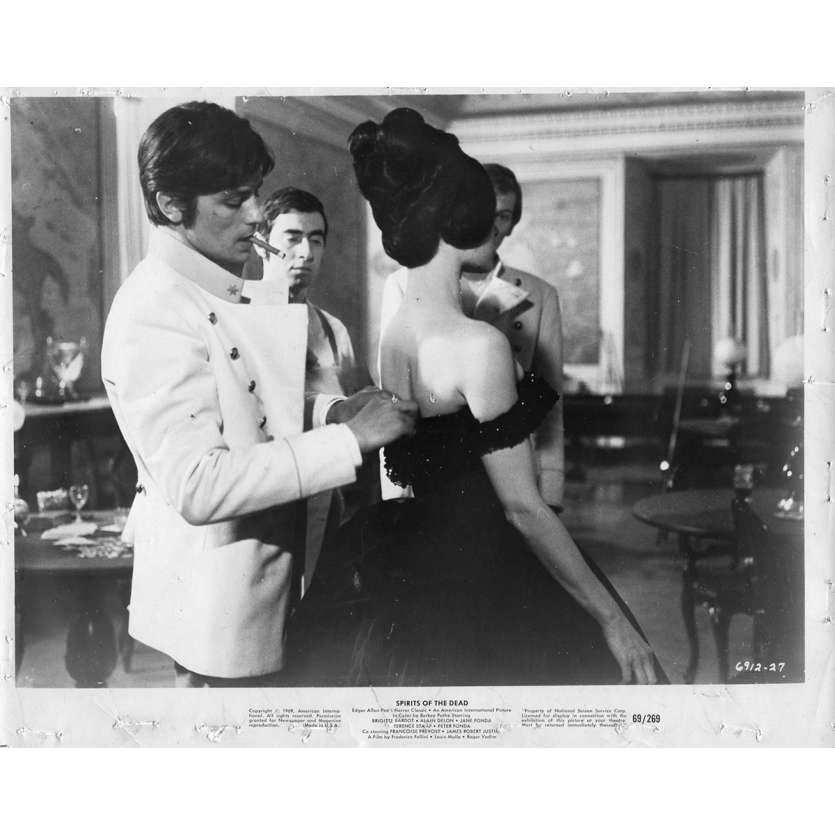 HISTOIRES EXTRAORDINAIRES Photo de presse 20x25 cm - 1968 - Brigitte Bardot, Federico Fellini