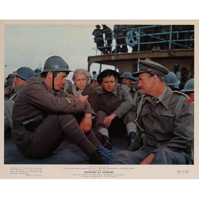 WEEKEND AT DUNKIRK Lobby Card N5 8x10 in.  - 1964 - Henri Verneuil, Jean-Paul Belmondo