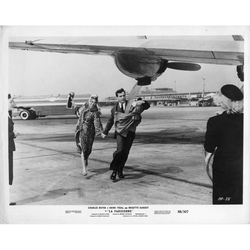 LA PARISIENNE Photo de presse N1 20x25 cm - 1957 - Brigitte Bardot, Michel Boisrond