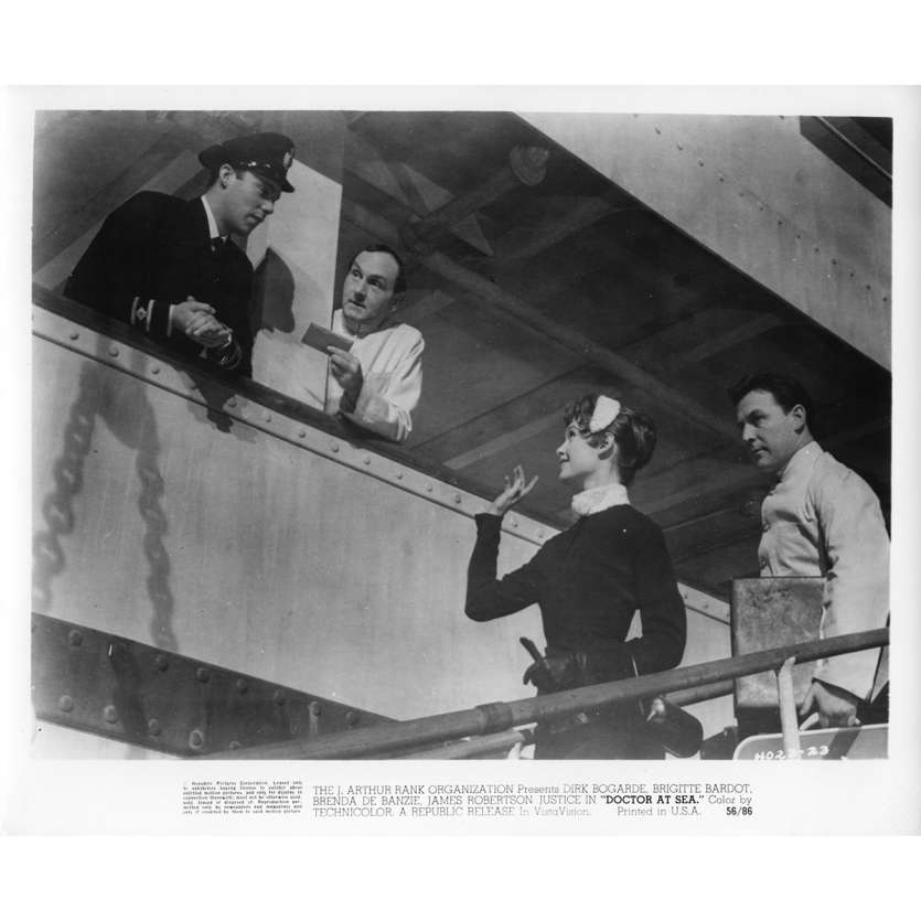 DOCTOR AT SEA Movie Still N6 8x10 in.  - 1955 - Ralph Thomas, Brigitte Bardot