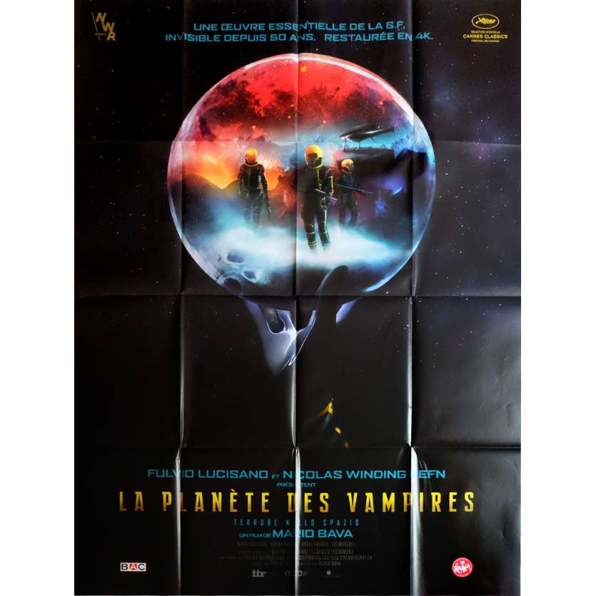 LA PLANETE DES VAMPIRES Affiche de film  120x160 cm - R2016 - Barry Sullivan, Mario Bava