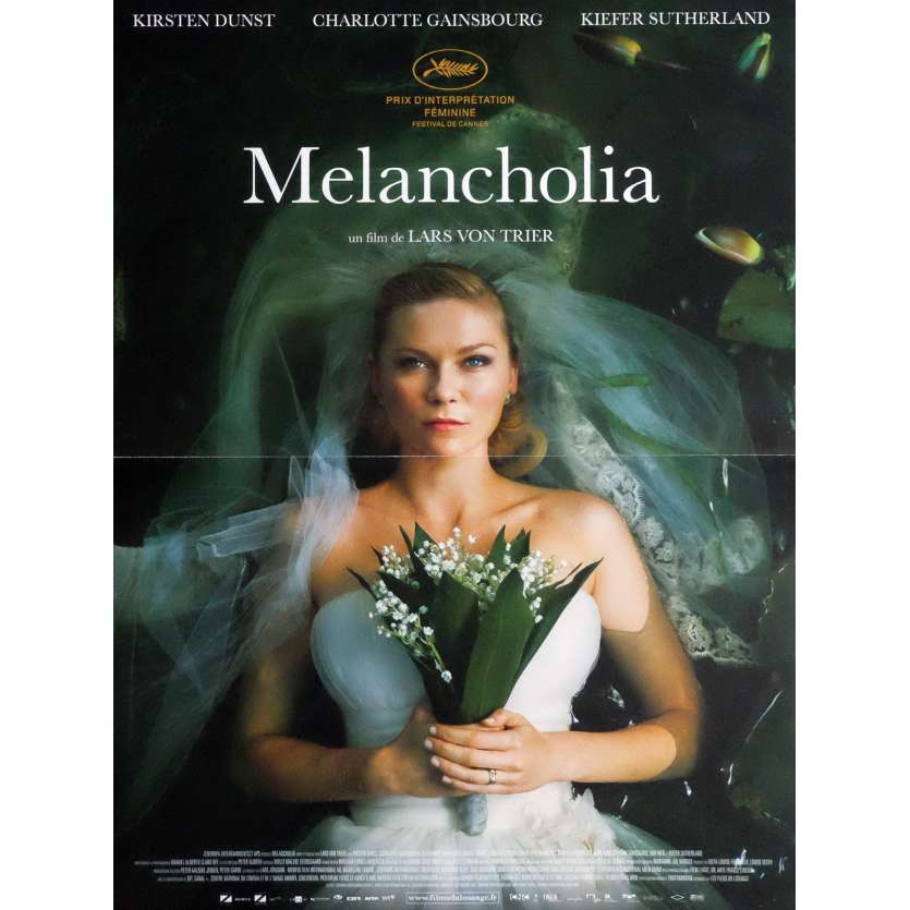 MELANCHOLIA French Movie Poster 15x21 '11 Kirsten Dunst, Lars Von Trier