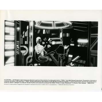 TRON Movie Still N08 8x10 in. - 1982 - Steven Lisberger, Jeff Bridges