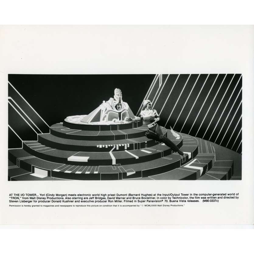 TRON Photo de presse N06 20x25 cm - 1982 - Jeff Bridges, Steven Lisberger