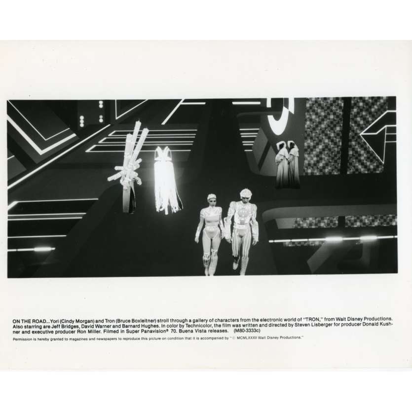 TRON Movie Still N04 8x10 in. - 1982 - Steven Lisberger, Jeff Bridges