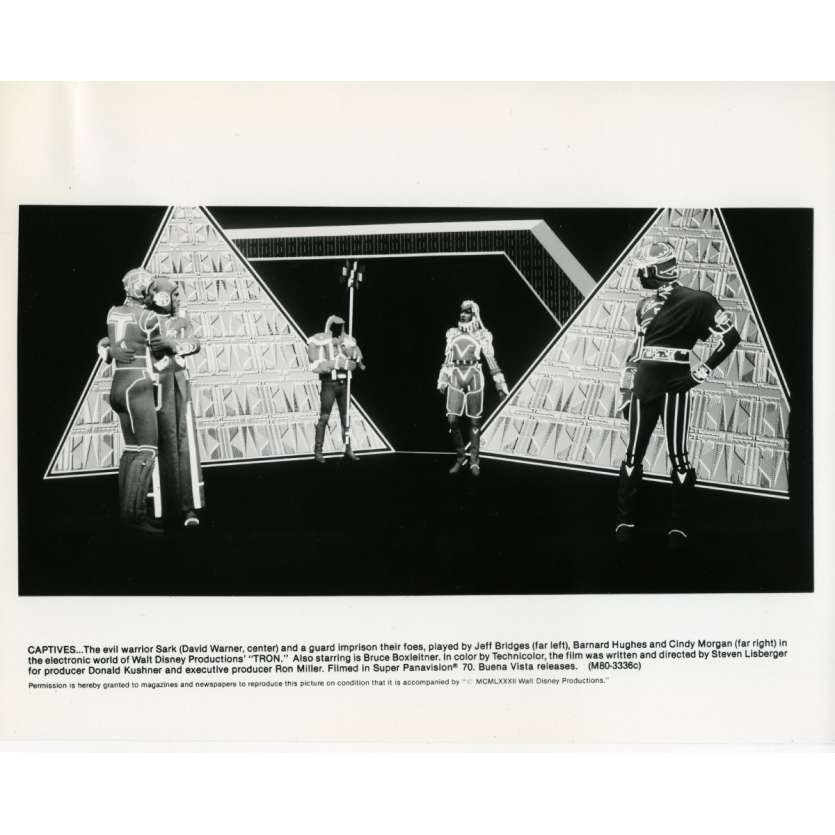 TRON Movie Still N03 8x10 in.  - 1982 - Steven Lisberger, Jeff Bridges