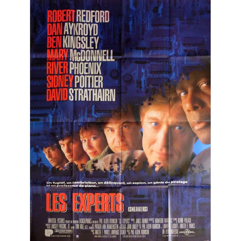 LES EXPERTS Affiche de film  120x160 cm - 1992 - Dan Aycroyd, Robert Redford