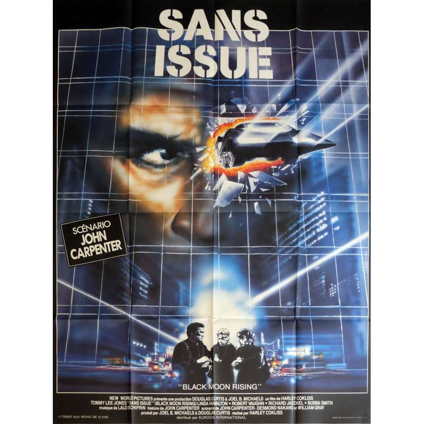 SANS ISSUE Affiche de film 120x160 cm - 1986 - Tommy Lee Jones, John Carpenter