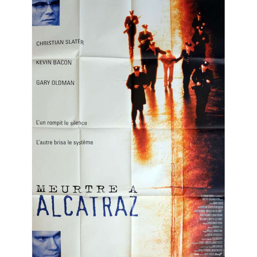 MEURTRE A ALCATRAZ Affiche de film 120x160 cm - 1995 - Kevin Bacon, Marc Rocco