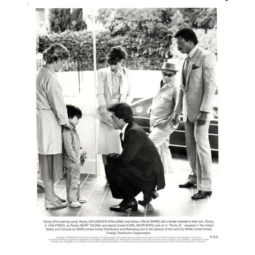 ROCKY 3 Photo de presse N07 20x25 cm - 1982 - Mr. T, Sylvester Stallone