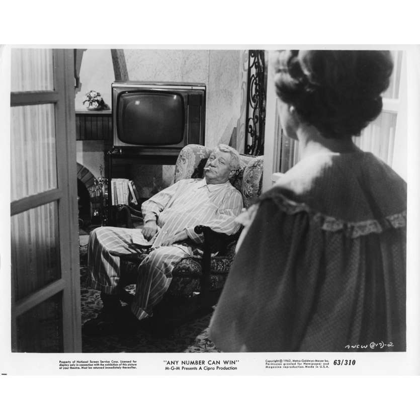ANY NUMBER CAN WIN Movie Still N09 8x10 in.  - 1963 - Henri Verneuil, Alain Delon, Jean Gabin