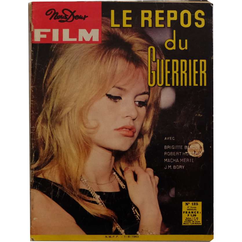 NOUS DEUX FILM - BRIGITTE BARDOT Magazine 9x12 in. - 1960 - Brigitte Bardot, Brigitte Bardot