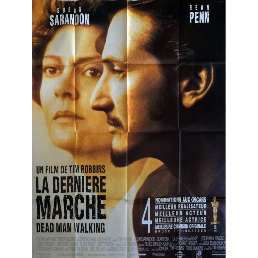 LA DERNIERE MARCHE Affiche de film 120x160 cm - 1995 - Susan Sarandon, Tim Robbins