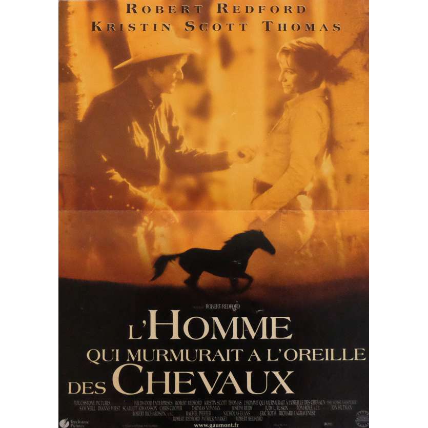L'HOMME QUI MURMURAIT A L'OREILLE DES CHEVAUX Affiche de film 40x60 cm - 1998 - Sam Neil, Robert Redford