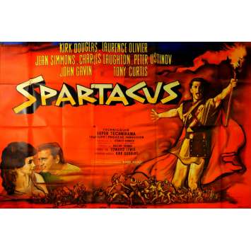 SPARTACUS French Movie Poster  94x63 - 1962 - Stanley Kubrick, Kirk Douglas