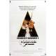 CLOCKWORK ORANGE US Movie Poster 29x41- 1972 - Stanley Kubrick, Malcom Mc Dowell