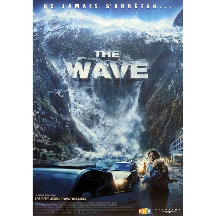 THE WAVE Movie Poster  15x21 in.  - 2016 - Roar Uthaug, Kristoffer Joner