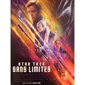 STAR TREK SANS LIMITES Affiche de film 40x60 cm - 2016 - Anton Yelchin, Justin Lin