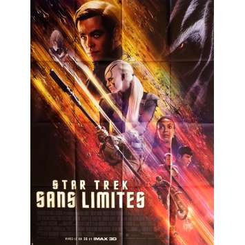 STAR TREK SANS LIMITES Affiche de film 120x160 cm - 2016 - Anton Yelchin, Justin Lin