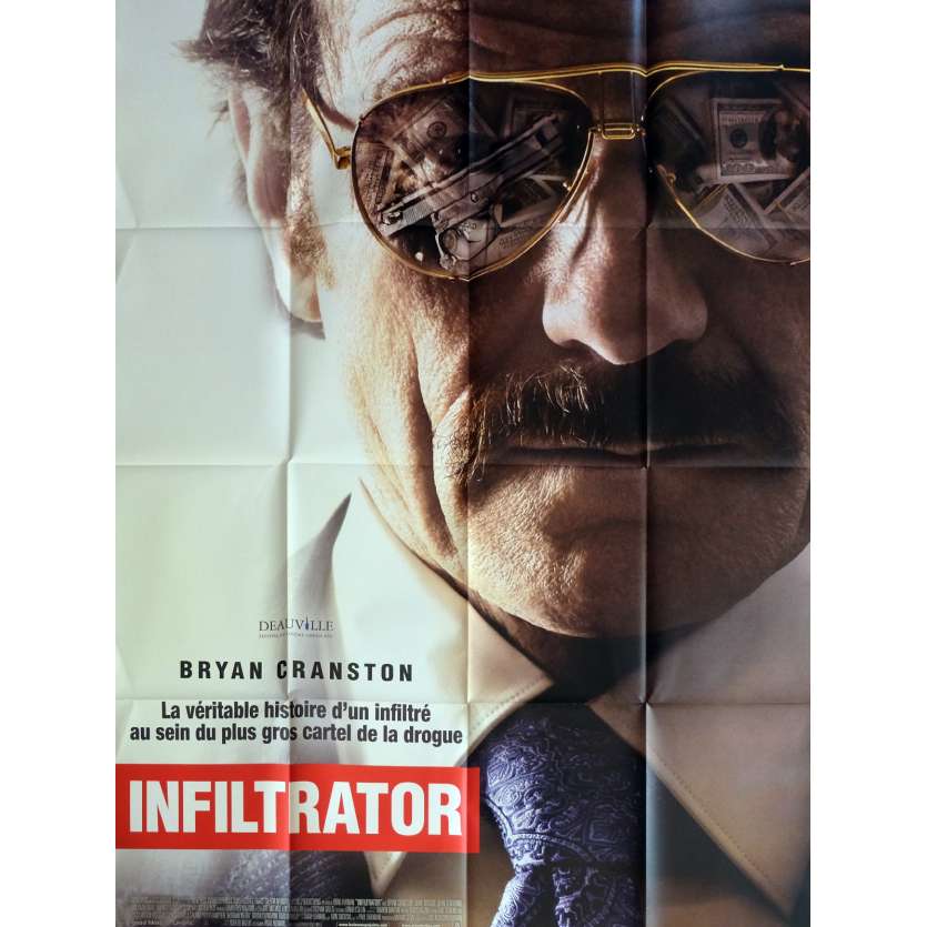 INFILTRATOR Affiche de film 120x160 cm - 2016 - Bryan Cranston, Brad Furman