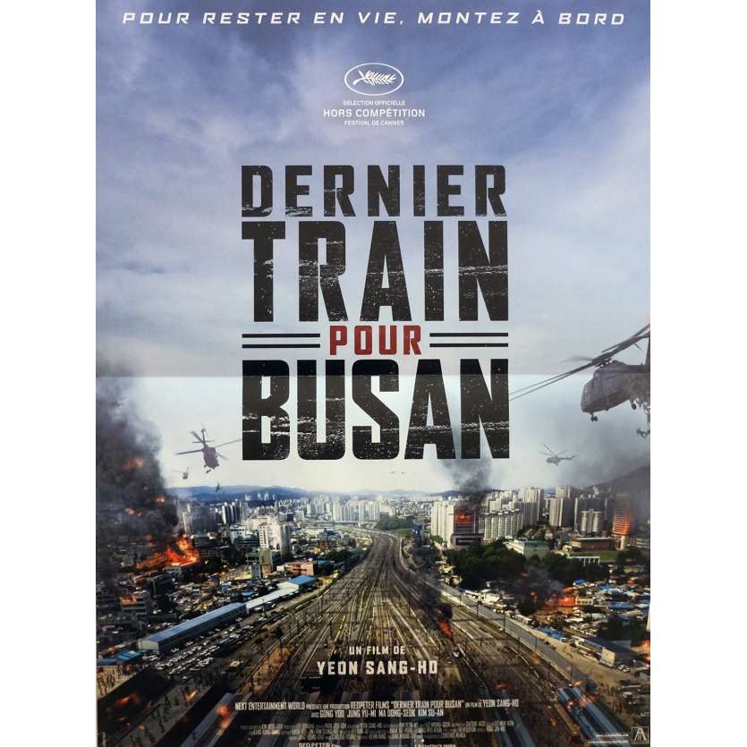 DERNIER TRAIN POUR BUSAN Affiche de film 40x60 cm - 2016 - Yoo Gong, Sang-ho Yeon