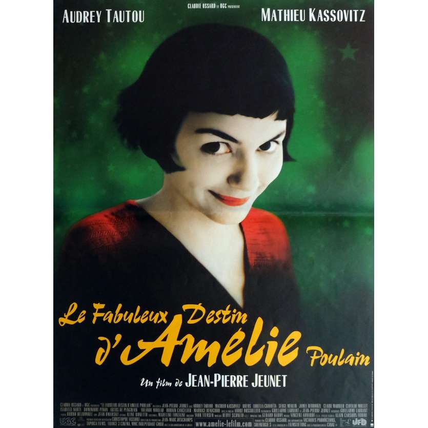 AMELIE POULAIN Affiche de film 40x60 cm - 2001 - Audrey Tautou, Jean-Pierre Jeunet