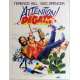 ATTENTION LES DEGATS Affiche de film  40x60 cm - 1984 - Terence Hill, Bud Spencer, Enzo Barboni