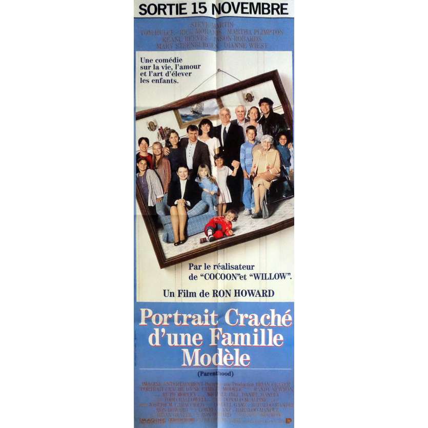 PORTRAIT CRACHE D'UNE FAMILLE MODELE Affiche de film 60x160 cm - 1989 - Steve Martin, Ron Howard