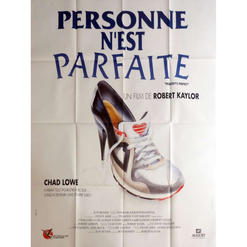 NOBODY'S PERFECT Movie Poster  47x63 in.  - 1990 - Robert Kaylor, Chad Lowe