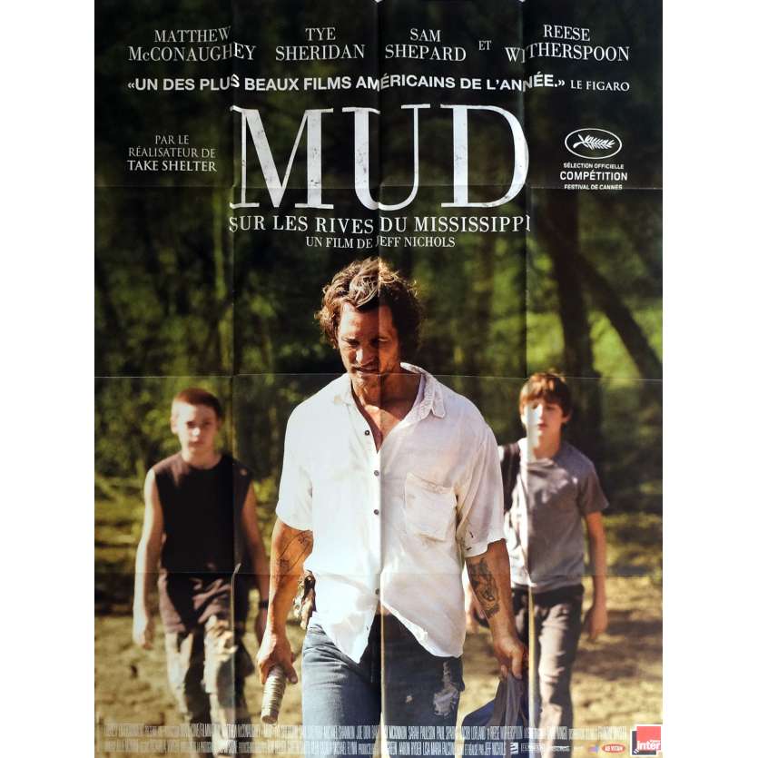 MUD Movie Poster  47x63 in.  - 2012 - Jeff Nichols, Matthew McConauguey