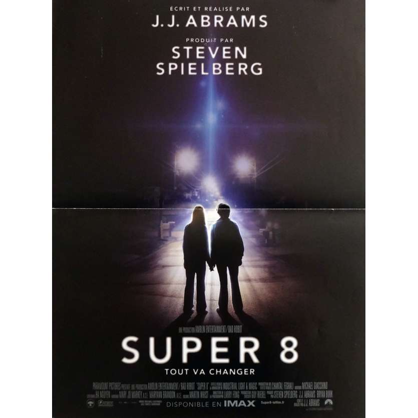 SUPER 8 Affiche de film 40x60 cm - 2011 - Elle Fanning, J. J. Abrams