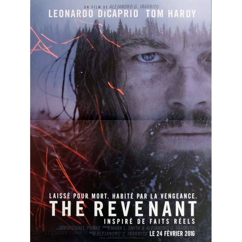 THE REVENANT Affiche de film 40x60 cm - 2016 - Leonardo DiCaprio, Alejandro González Iñárritu