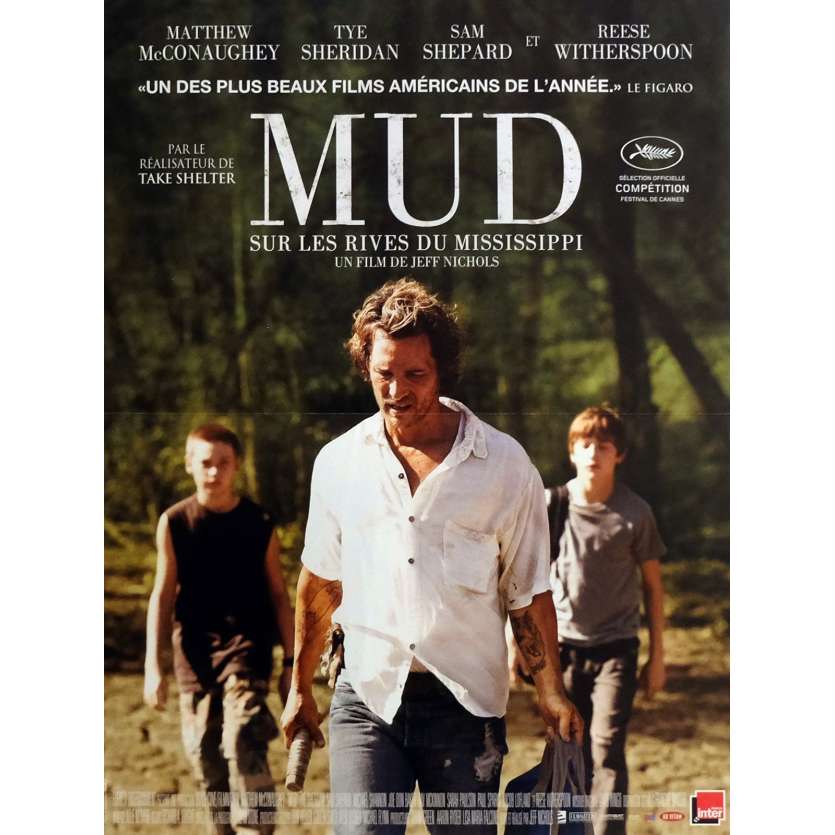 MUD Movie Poster  15x21 in.  - 2012 - Jeff Nichols, Matthew McConauguey