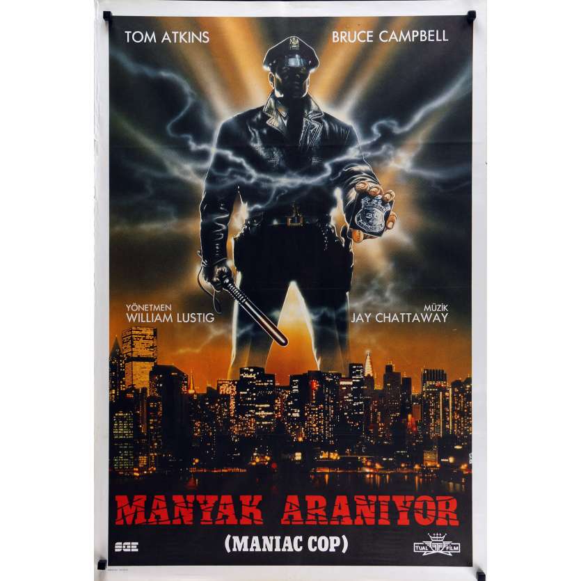 MANIAC COP Affiche de film  70x100 cm - 1988 - Bruce Campbell, William Lustig