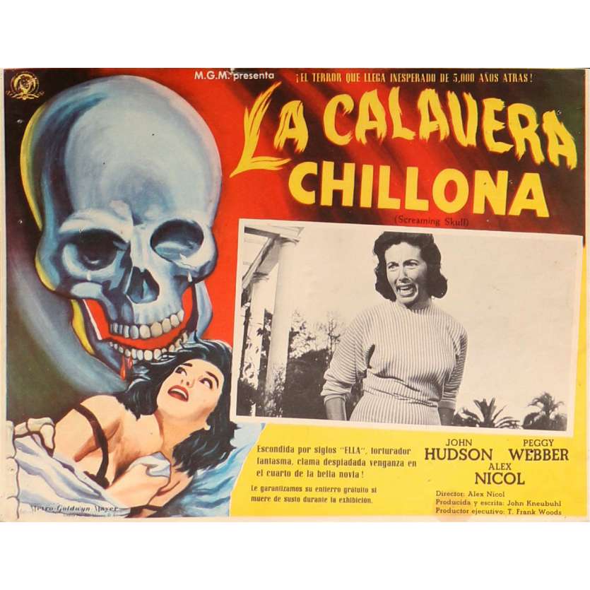 THE SCREAMING SKULL Photo de film  32x42 cm - 1958 - John Hudson, Alex Nicol