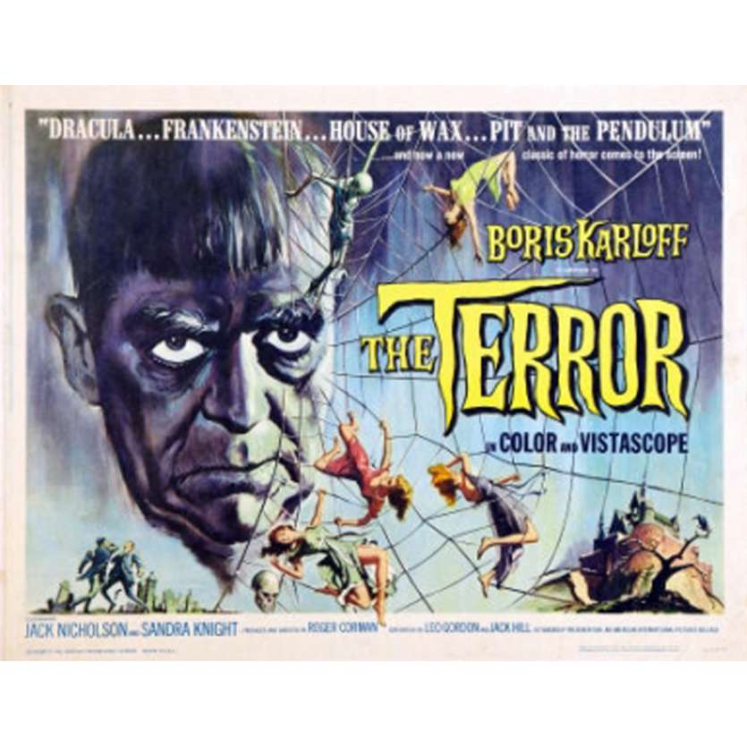 L'HALLUCINE / THE TERROR Affiche de film 55x70 - 1963 - Boris Karloff