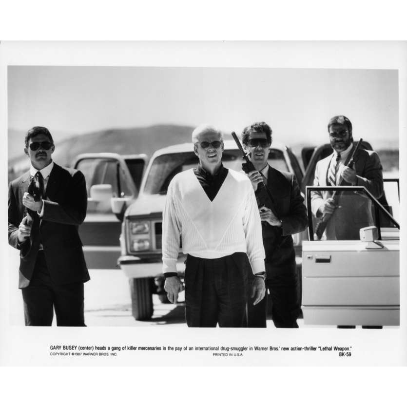 L'ARME FATALE Photo de presse BK-59 20x25 cm - 1987 - Mel Gibson, Richard Donner