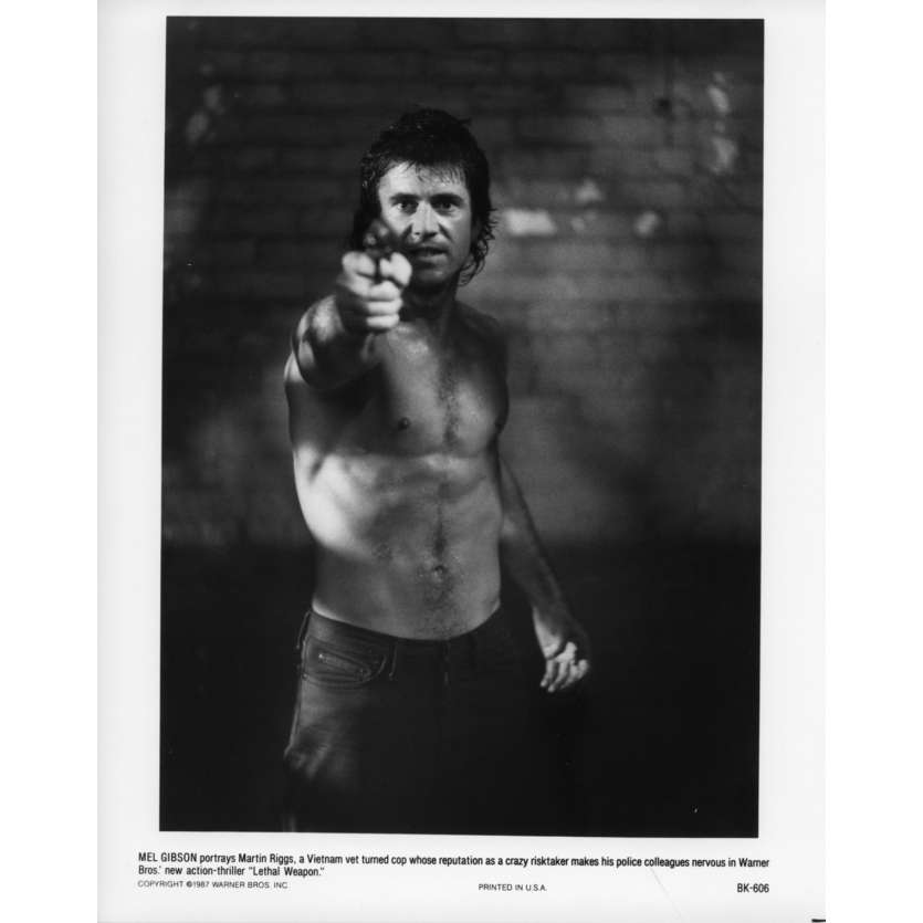 L'ARME FATALE Photo de presse BK-606 20x25 cm - 1987 - Mel Gibson, Richard Donner