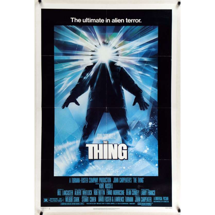 THE THING John Carpenter Affiche originale Américaine 1982