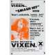 VIXEN Affiche de film 58x89 - 1968 - Russ Meyer, Erica Gavin