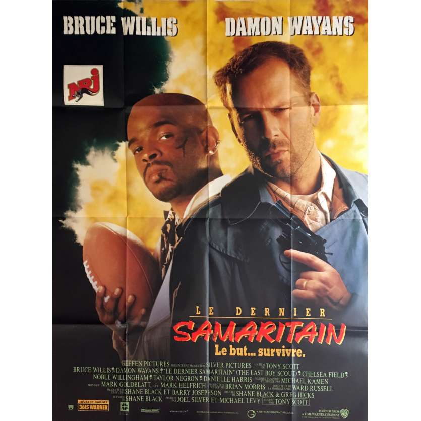 LE DERNIER SAMARITAIN Affiche de film 120x160 cm - 1991 - Bruce Willis, Tony Scott