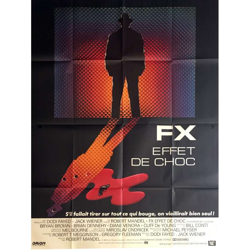 F/X Movie Poster  47x63 in.  - 1986 - Robert Mandel, Bryan Brown