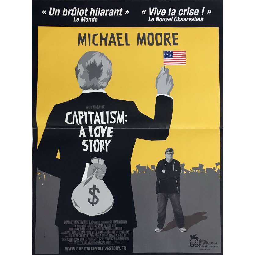 CAPITALISM A LOVE STORY Affiche de film 40x60 cm - 2009 - Jimmy Carter, Michael Moore
