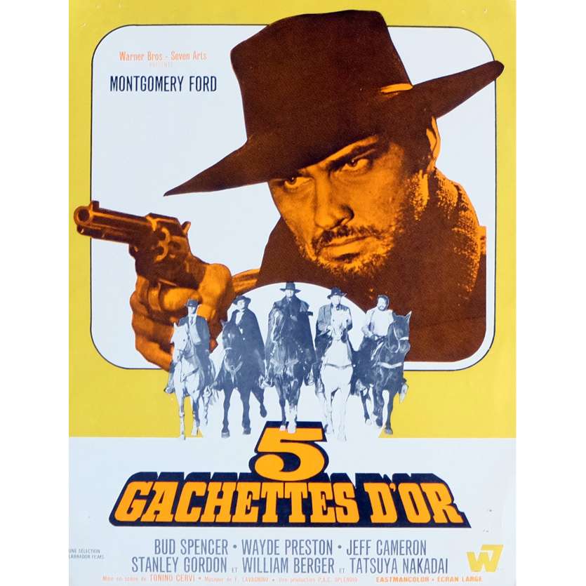 TODAY WE KILL TOMORROW WE DIE Herald  9x12 in.  - 1968 - Tonino Cervi, Bud Spencer