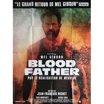 BLOOD FATHER Affiche de film 120x160 cm - 2016 - Mel Gibson, Jean-François Richet